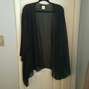 Black Sheer Kimono